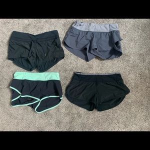 Lululemon shorts lot, size 6